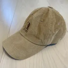 【b7】CALIFORNIA コーデュロイキャップ ベージュ