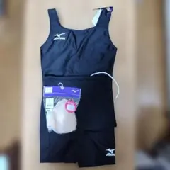 Mizuno ブラック スポーツ用水着セット