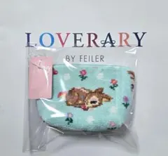 匿名配送☆新品　ラブラリー ツンツンバンビーノ ドット ポーチ小　ペールグリーン