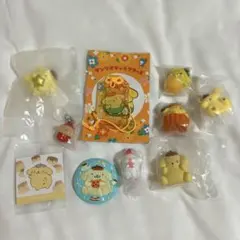 サンリオ ポムポムプリン ガチャガチャ 缶バッジ めじるしアクセサリー セット