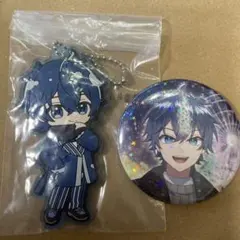 カラフルピーチ(なおきりさん)イルミ限定缶バッジ&ラバーキーホルダー