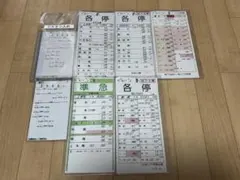 近鉄スタフ　高安列車区Bダイヤ　特T7仕業揃いのサムネイル