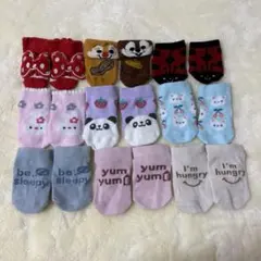 ベビー靴下 7〜9cm 女の子 9点セット