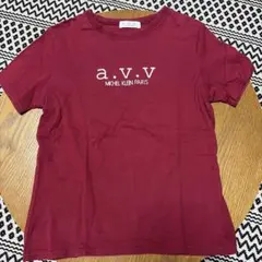a.v.v レディースTシャツ　サイズ38 赤　レッド　半袖Tシャツ 中古品のサムネイル