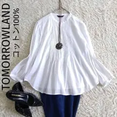 美品❤︎TOMORROWLAND/カバリングタイプライター/シャツ/スタンドカラー 美品❤︎TOMORROWLAND/カバリングタイプライター/シャツ/スタンド
