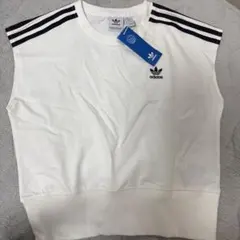 adidas ノースリーブTシャツ M ホワイト