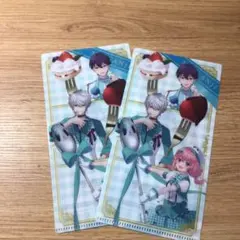 にじさんじ 剣持刀也 葛葉 笹木咲 ファミマコラボ クリアファイル 2枚