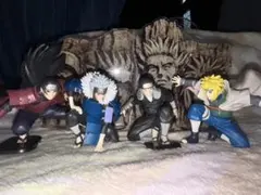 ナルト 疾風伝　panel spectacle歴代火影　フィギュア　4種セット