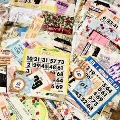 紙モノ　たっぷり　ジャンクジャーナル素材　切れ端セット♡