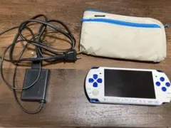 ぷ*】様 PSP3000 本体 ホワイト/ブルー ACアダプター付き　バッテリー