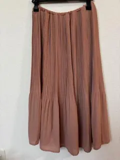 Heather ピンク プリーツスカート