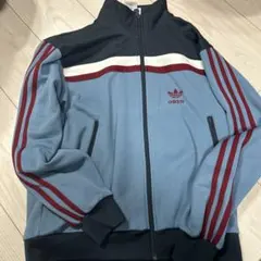 90sアディダス/トラックジャケット/ジャージ/万国旗タグ