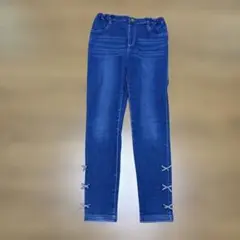 【anyfam】ストレッチパンツ　ダメージデニム風　エニファム　150 ズボンのサムネイル