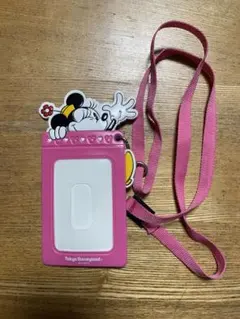 ディズニー　パスケース　ミニーマウス　ミニーちゃん　カードケース