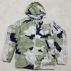 adidas カモフラージュ ナイロンジャケット