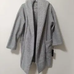 SPECCHIO　新品 フード付き ロングコート グレーのサムネイル