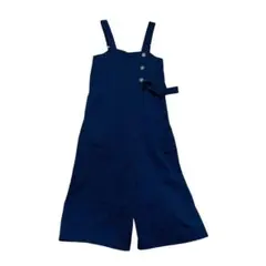 ムルーア サロペットオールインワン M ネイビー ワイドパンツ ボタン 春夏のサムネイル
