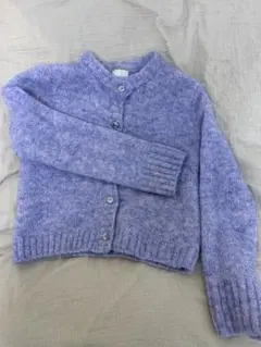 H&M 薄紫 ボタン付きカーディガン EUR XS