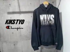 KIKS TYO × チャンピオン コラボ CITY BOXロゴ パーカー M