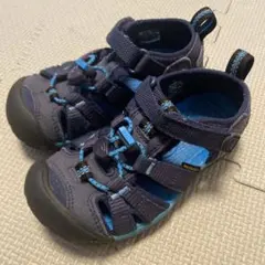 【美品】keen newport h2 キッズサンダル　ネイビー　16cm
