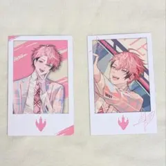 オリエンス 2周年 ランダムチェキ風カード 赤城ウェン 2枚