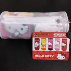 ハローキティ キャラクターソックス 5足組 23-25cm