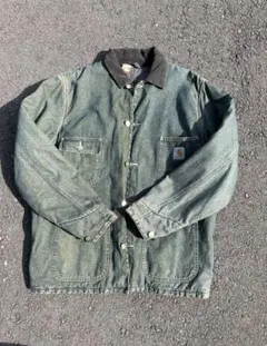 carhartt 星タグ ミシガン チョアコート ダークグリーン