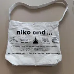ニコアンド　ショルダーバッグ【画像は予備バックです】
