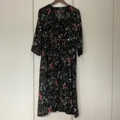 フリークスストア 2WAY フラワー ガウンワンピース　花柄