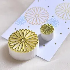 【ご好評感謝＊人気柄の再々販です】 消しゴムはんこ＊和柄二種 年賀状などにも