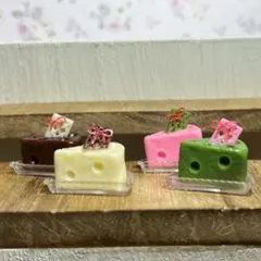 p*A様 ミニチュア　チーズケーキ　フェイク　フード　スイーツ　ハンドメイド
