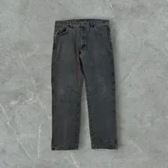 90s RUSTLER ラスラー ブラックストレートデニム フェード