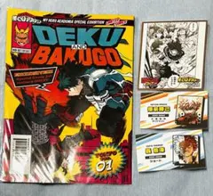 僕のヒーローアカデミア リーフレット 色紙 名刺 緑谷出久 爆豪勝己 轟焦凍