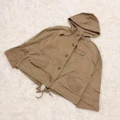 UNITED ARROWS ミリタリージャケット フード付 ベージュ アメカジ