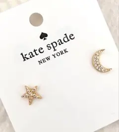 kate spade ムーン&スター スタッド ピアス ゴールドのサムネイル