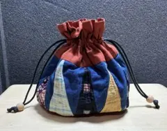 ⭐️ハンドメイド パッチワーク 巾着袋 伝統柄 飾り⭐️