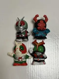 仮面ライダー ミニフィギュア 4体セット