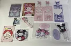 マイメロディ　クロミ 缶バッジ　アクスタ　カード　キーホルダー　まとめ売り