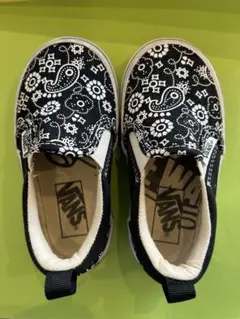 VANS バンダナ柄 スリッポン キッズ