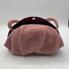 ビーズハンドバッグ ピンク
