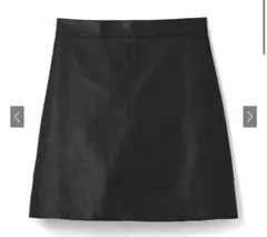 GRL インパン付きレザー台形ミニスカート