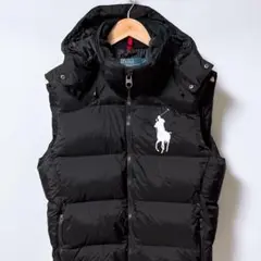 【※希少】ポロラルフローレン★ビッグポニー刺繍ロゴ ダウンベスト グレー L Amazon | [POLO RALPH LAUREN] (ポロ ラルフローレン) メンズ