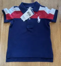Ralph Lauren ポロシャツ 85 ネイビー/レッド