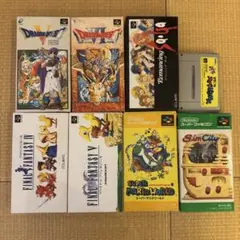 スーパーファミコンソフト 8本セット 動作確認済 箱・説明書付（一部欠品あり）