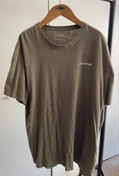 Saturdays NYC Tシャツ グリーン&ベージュ 2枚セット