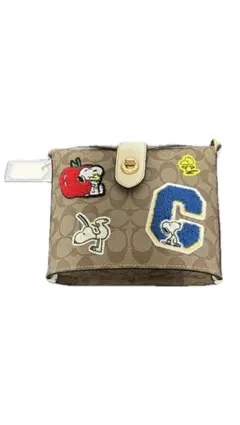 COACH コラボ PEANUTS スヌーピー ショルダーバッグ