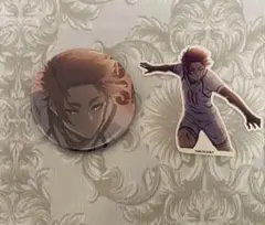 ブルーロック 渋谷TSUTAYA 缶バッジ ステッカー 糸師冴