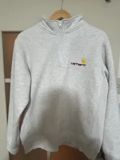 Carhartt ハーフジップ グレー セーター