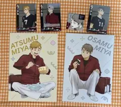 【匿名配送】ハイキュー!! 宮侑　宮治　北信介（喜怒哀楽 A5ポストカード他）