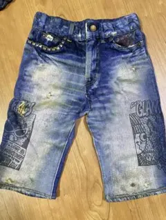 hysteric miniデニム風ハーフパンツ 100cmヒステリックミニ